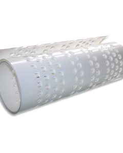 Egg belt 500mm white - KB PP 1.3mm/12 rows a 20mm holes
